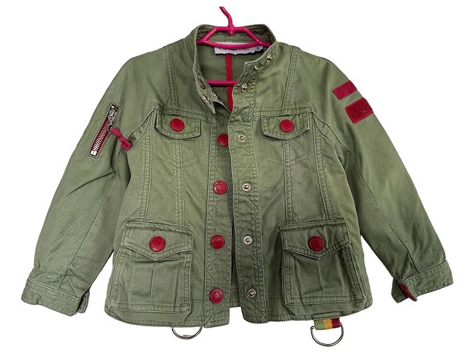Giacca Christian Dior Bambina in Cotone Verde