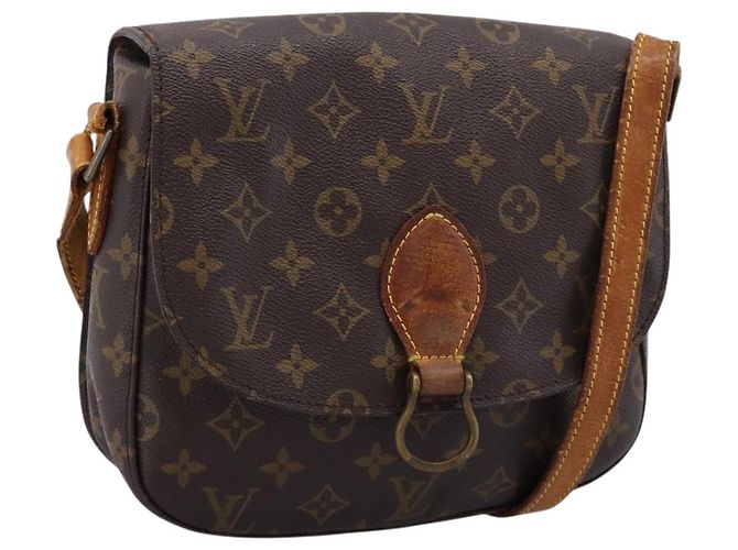 LOUIS VUITTON Monogram Saint Cloud GM Shoulder Bag M51242 LV Auth ti4008 Monograma