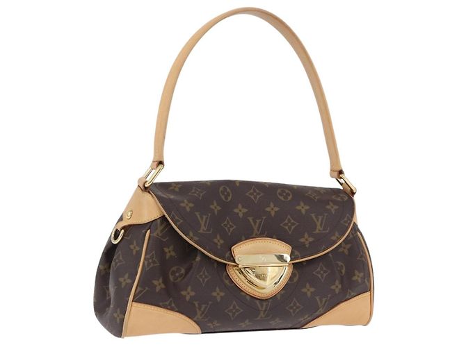 LOUIS VUITTON Borsa a tracolla Monogram Beverly MM M40121 LV Auth 200905SAV Monogramma