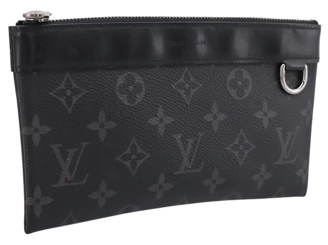 LOUIS VUITTON Monogram Eclipse Pochette Discovery PM Pouch M44323 LV Auth 203067 Monogramma