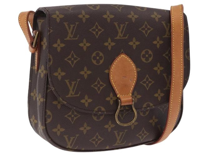 LOUIS VUITTON Monogram Saint Cloud GM Shoulder Bag M51242 LV Auth 203019 Monograma