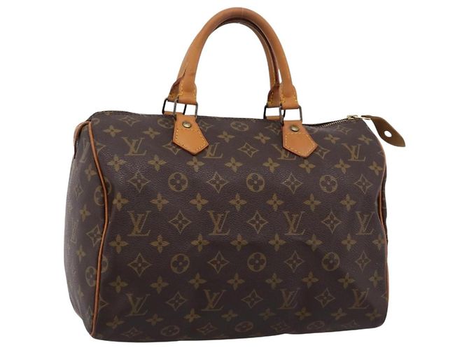 LOUIS VUITTON Monogram Speedy 30 Borsa a mano M41526 LV Auth 200536V Monogramma