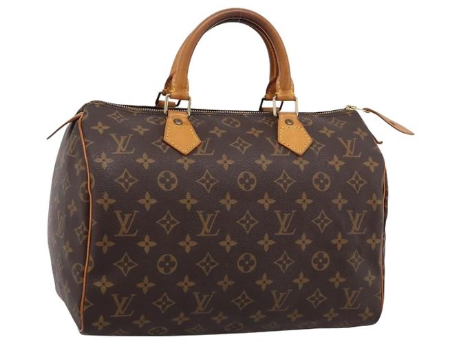 LOUIS VUITTON Monogram Speedy 30 Hand Bag M41526 LV Auth 201168V Monogramme