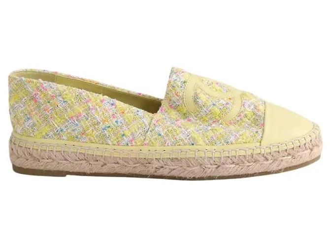 Chanel Gelbe Espadrilles