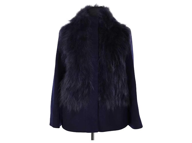 Max Mara Cappotto blu navy