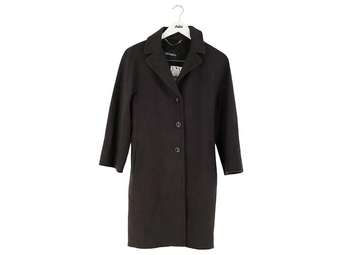 Max & Co Peacoat aus Wolle anthrazit Anthrazitgrau