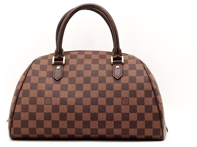 Bolsa de mão Louis Vuitton Speedy 30 Damier Ebene Canvas Marrom
