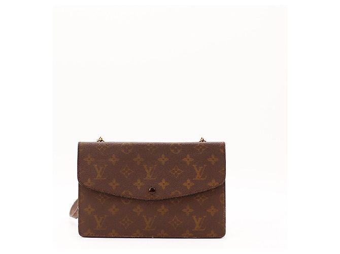 Pochette Louis Vuitton Monogram Canvas Marrom