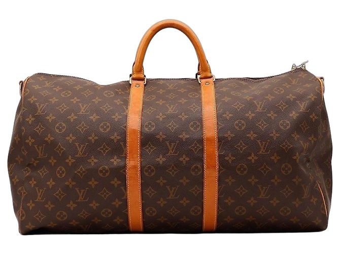 Louis Vuitton Keepall 55 Monogram Canvas Reisetasche Braun Monogramm