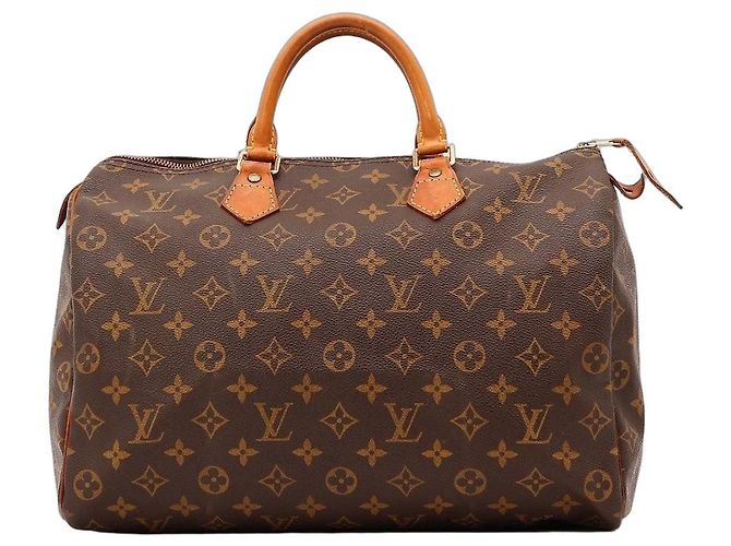 Bolsa de mão Louis Vuitton Speedy 30 Monogram Canvas Marrom Monograma