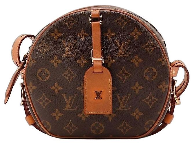 Louis Vuitton Monogram Runde Tasche Braun Monogramm