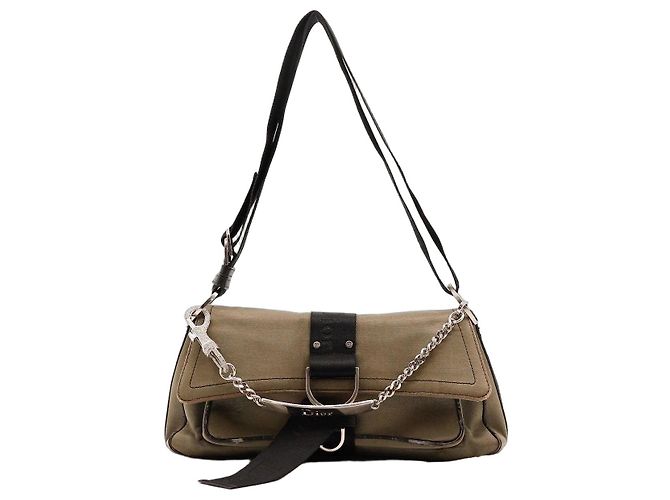 Borsa a tracolla Christian Dior Trotter Nero Cachi