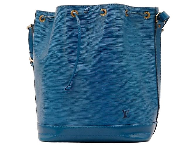 Bolsa Bucket Louis Vuitton Epi Noe GM Azul