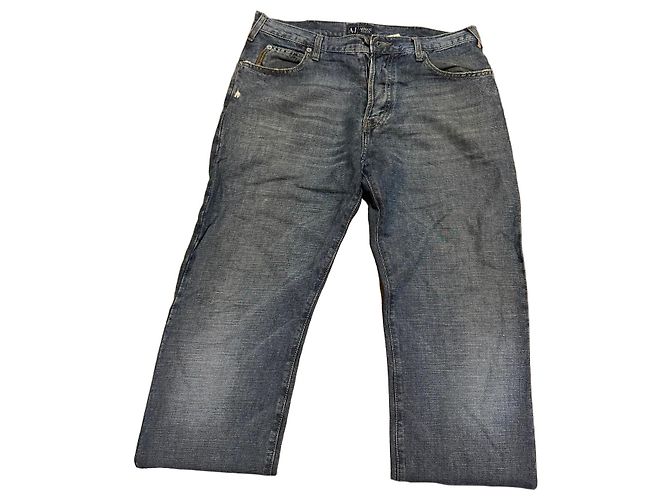 Vaqueros Armani Jeans Hombre Azul Denim