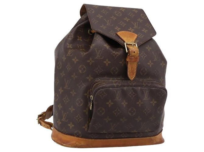 LOUIS VUITTON Monogram Montsouris GM Backpack M51135 LV