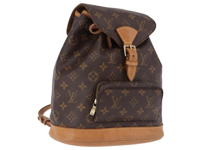 LOUIS VUITTON Monogram Montsouris MM Backpack M51136 LV