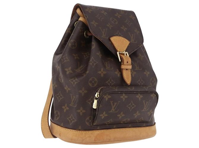 LOUIS VUITTON Monogram Montsouris MM Backpack M51136 LV