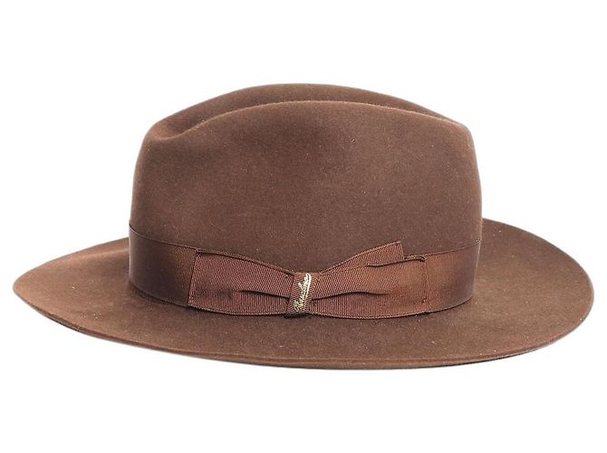 Borsalino Cappello Trilby marrone