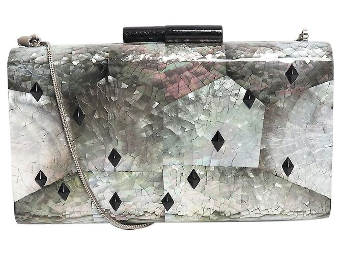 Autre Marque Pochette multi nacre Multicolore