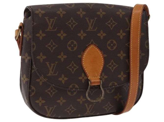 LOUIS VUITTON Monogram Saint Cloud GM Shoulder Bag M51242 LV