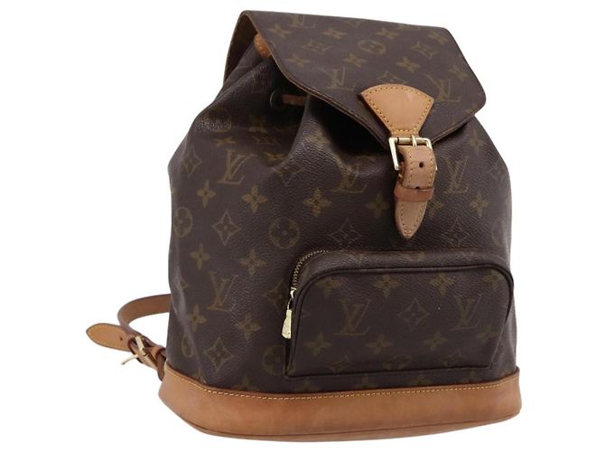 LOUIS VUITTON Monogram Montsouris MM Backpack M51136 LV