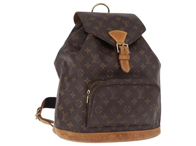 LOUIS VUITTON Monogram Montsouris GM Backpack M51135 LV