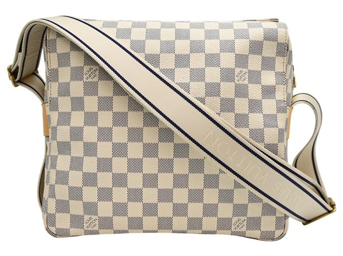 Sac à épaule Louis Vuitton Naviglio Blanc