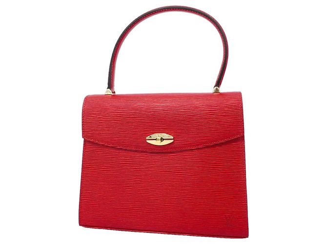 Louis Vuitton Epi Malzerbes Handtasche Rot