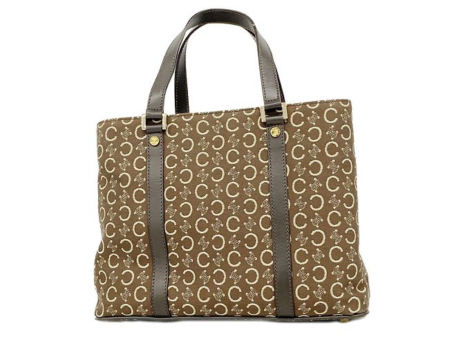 Céline Borsa Celine C Macadam Canvas Marrone