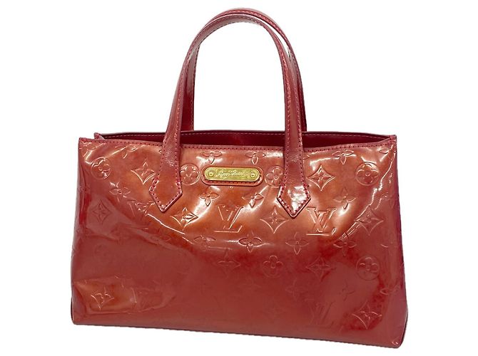 Borsa Louis Vuitton Vernis Wilshire PM Rosso