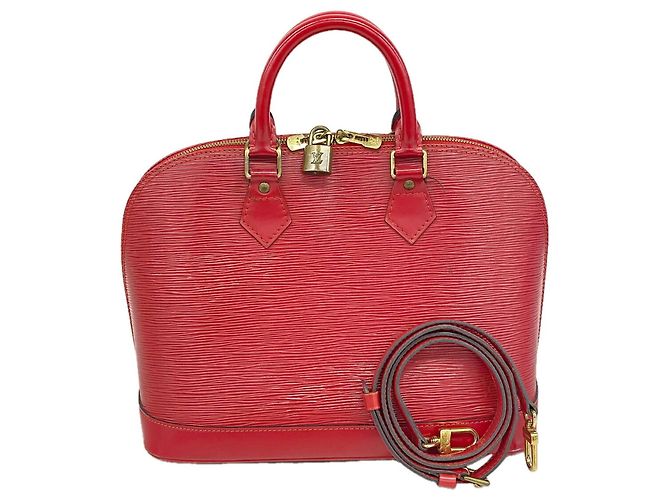 Borsa Louis Vuitton Alma Epi Rosso