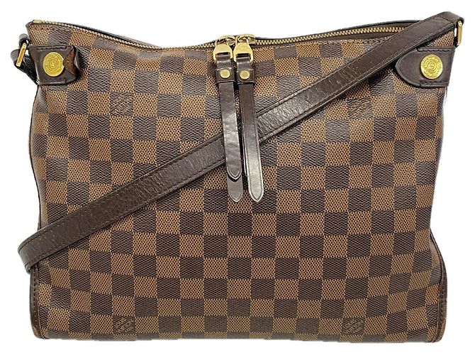 Sac à épaule Louis Vuitton Damier Duomo Damier ebène