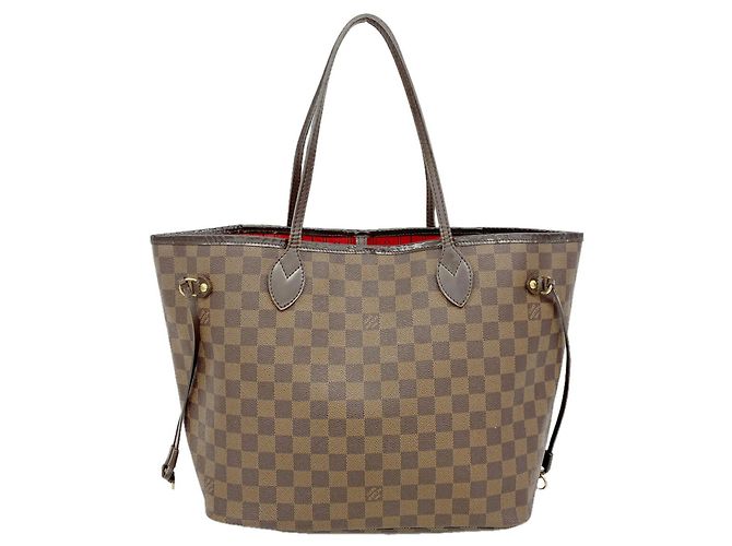 Saco Tote Louis Vuitton Damier Neverfull MM Damier ebene