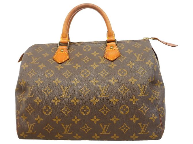 mala Louis Vuitton Monogram Speedy 30 Marrom