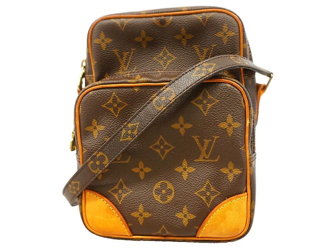 Sac à épaule Louis Vuitton Monogram Amazon Marron