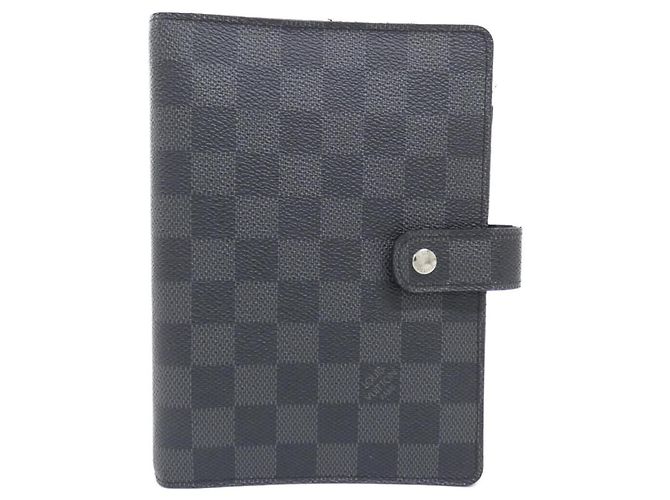 Louis Vuitton Damier Graphite Agenda MM Organizer Damier ebene