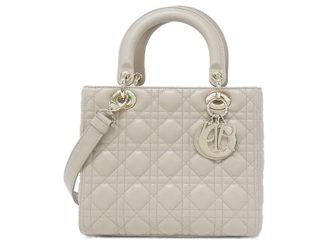 Bolsa Christian Dior Lady Medium Bege