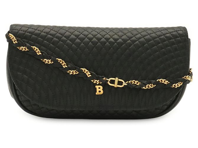 Bolsa de ombro acolchoada preta BALLY Preto