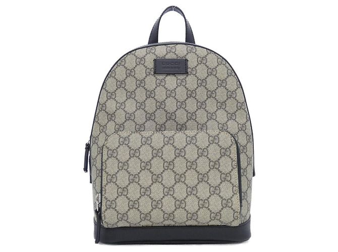 Gucci 429020 KLQAX Backpack Black Beige