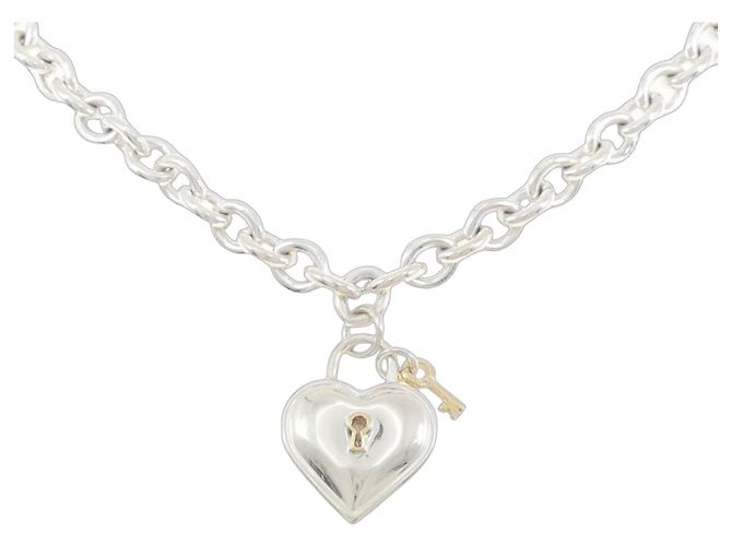 Autre Marque Collar Tiffany & Co. 925 750YG Plata Dorado