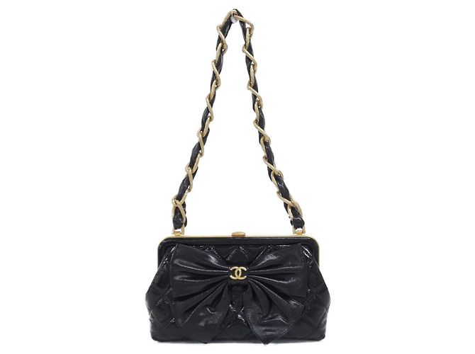 Borsa a tracolla Chanel AP4029 in pelle nera Nero