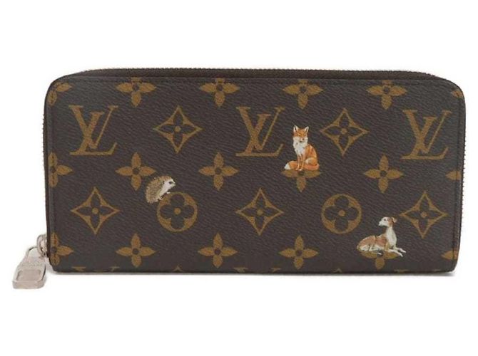 Louis Vuitton Monogram Lange Geldbörse Braun Monogramm