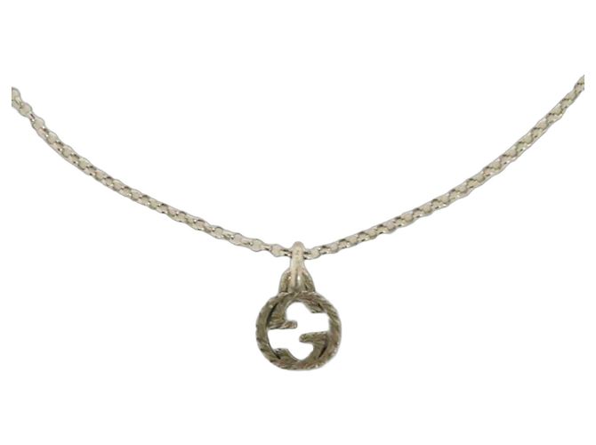 Collana Gucci Interlocking G Argento