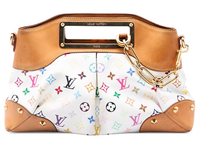 Louis Vuitton White Monogram Multicolore Judy MM