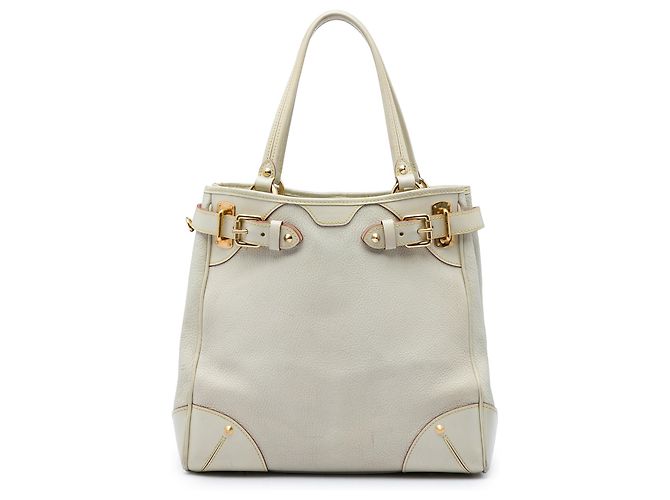 Louis Vuitton White Suhali Le Majestueux Blanc