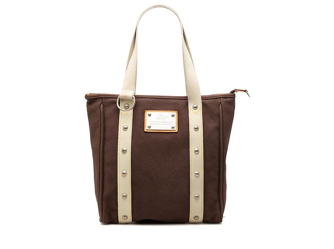 Louis Vuitton Brown Antigua Cabas MM Marrom Castanho escuro