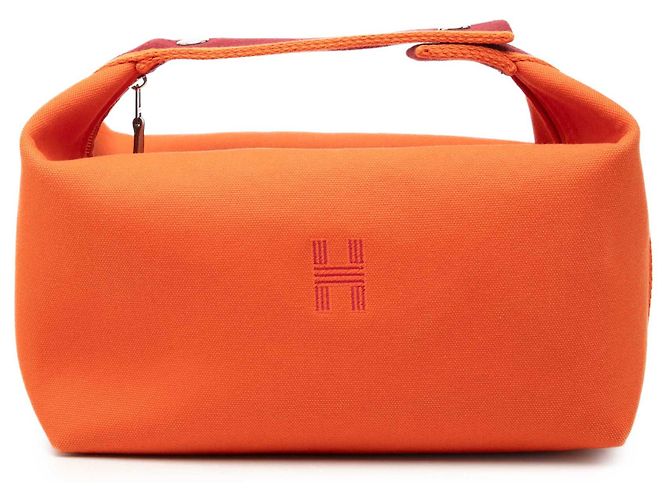 Housse Hermès Orange Large Toile Bride A Brac