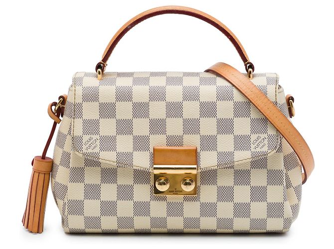 Louis Vuitton White Damier Azur Croisette Blanc