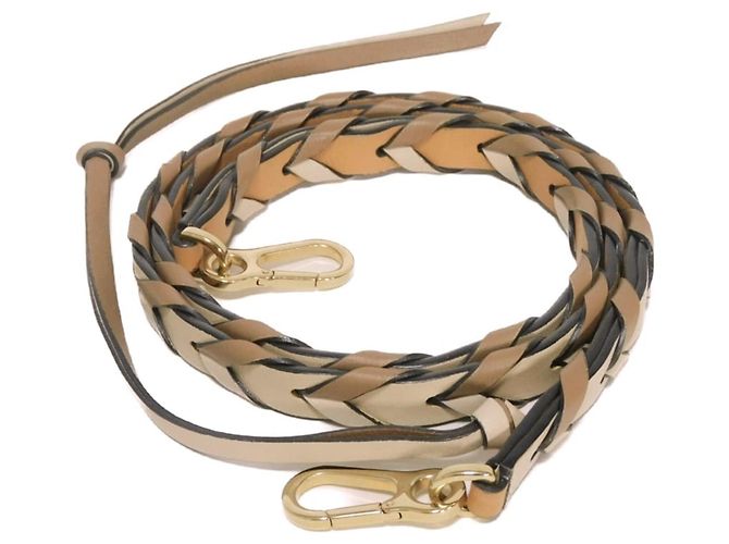 Loewe Thin Braided Shoulder Strap Golden