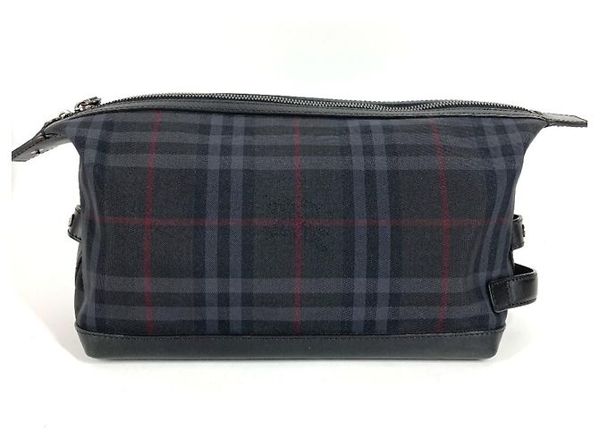 Burberry Check Logo Tasche Schwarz